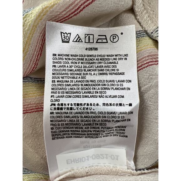 Volcom Women's Ruffled Tropical Stripe Island Cami Tank Size XS NEW - Picture 12 of 13